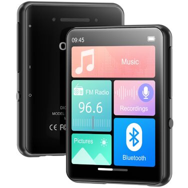 MP3-плеєр Oilsky 128GB Bluetooth 5.4 з екраном 2.4