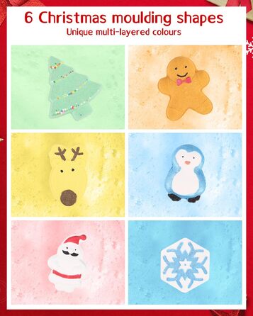 Набір прикрас для ялинки на Новий Рік, 42 шт. (Червоний, Зелений, Золотий)