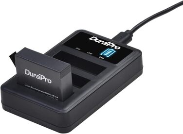 Акумулятор DuraPro 3X 1680mAh + USB LED Зарядний пристрій для GoPro Hero4 AHDBT-401