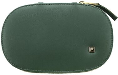 Набір для манікюру та педикюру ZWILLING 6 предметів: ножиці, інструменти для догляду за нігтями, етикетка з веганської шкіри яблука, зелений колір