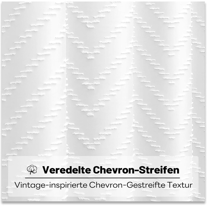 Штора для душу BTTN 180x200 см, бохо-стиль, бежева з пензликами, водонепроникна, з 12 гачками