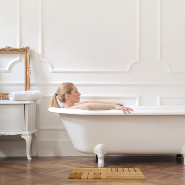 Бамбуковий килимок для ванної Relaxdays