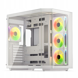 Корпус ATX KRUX Empero White, 4 вентилятори 120мм ARGB, тип 
