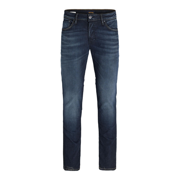 Джинси чоловічі JACK & JONES Slim Fit прямі, синій денім 34W/32L JJITIM JJORIGINAL AM 781 50SPS
