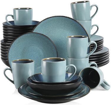 Набір супових тарілок Bubble 4 шт. з кераміки, 950 мл, для 4 осіб (Vancasso)