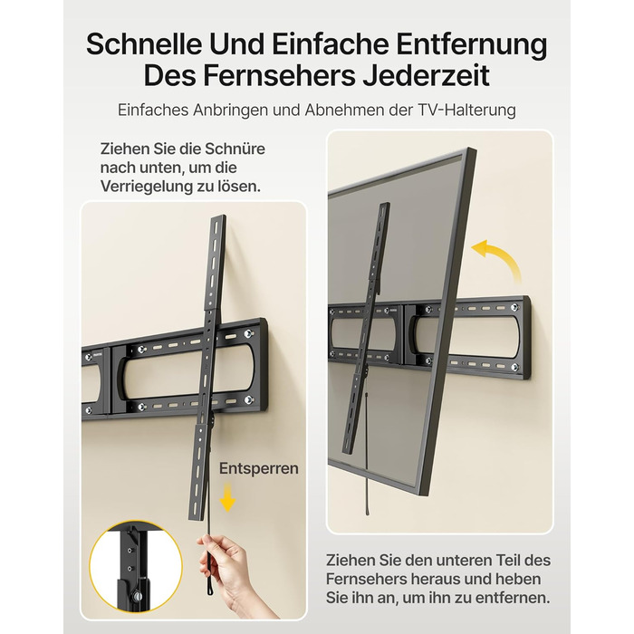 Кріплення для телевізора monTEK Heavy Duty – настінне кріплення для телевізорів 37-140 дюймів, до 136 кг, ультратонкий профіль 32 мм, сумісність з дерев'яними стійками 406/450/600 мм, VESA до 1200x800 мм