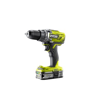 RYOBI 18V ONE+ акумуляторний дриль-шуруповерт R18DD3-0 (50Nm, 2 швидкості, патрон 13 мм, LED-підсвічування, без акумулятора та зарядного пристрою)
