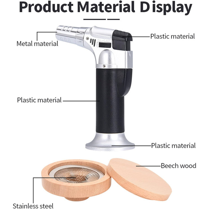 Набір для приготування коктейлів з димом: ретро-набір для віскі та бурбона з ліхтариком, 4 смаки
