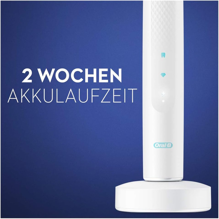 Звукова зубна щітка Oral-B Pulsonic Slim Clean 2000 White - для догляду за зубами та яснами, 2 режими чищення, таймер, Braun
