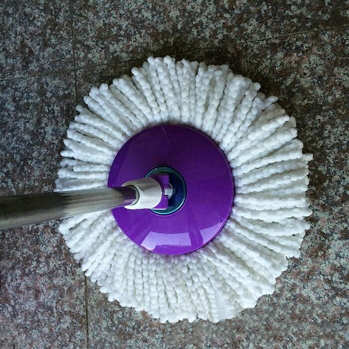 6 Pieces Spin Mop Replacement Heads Compatible with Standard Size Spin Mop, Easy to Clean and Durable Microfiber Spin Mop Refills, Mop Head for Floor Cleaning