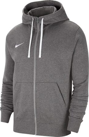 Чоловіча толстовка Nike Park 20 Full Zip Hoodie з капюшоном на блискавці, Charcoal Heather/White, розмір S