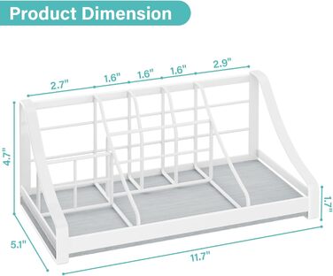Toothbrush Holder, Instant Organizer – Bathroom Countertop Organizer, Kids, Electric Toothbrush & Toothpaste Holder – 7 Compartments, Bathroom Sink Accessories, Storage