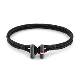 Браслет чоловічий Tommy Hilfiger нейлоновий чорний 2790336