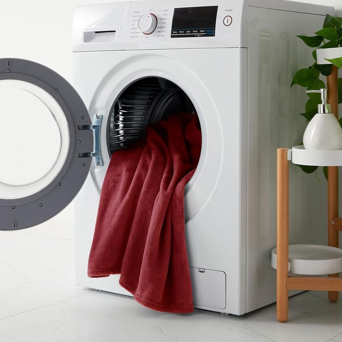 Плед з мікрофібри KMUSET, теплий та м'який, 150x180 см, білий