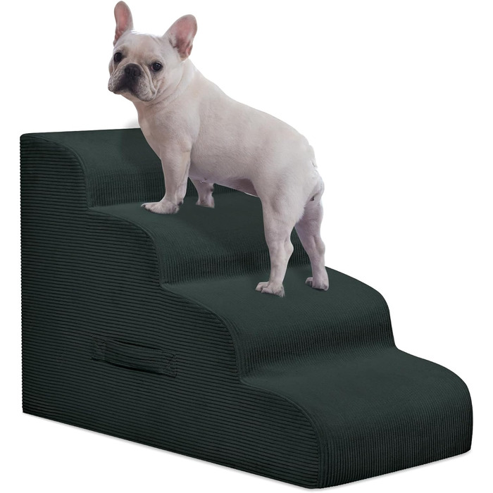 Сходинка для собак Mesa Lemon - 4 сходинки, сірого кольору, для дому та авто, зручна та миюча