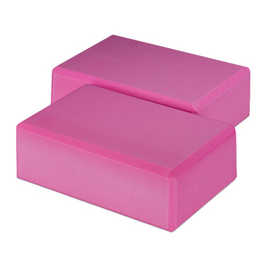 Relaxdays Yoga Block Set of 2