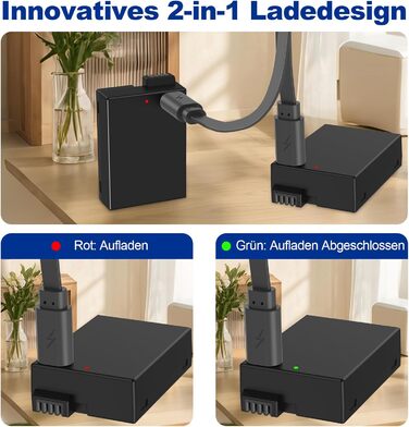 Акумулятор LP-E8 1800mAh Homesuit + LED зарядний пристрій для Canon EOS Rebel T2i T3i T4i T5i 600D 650D 700D Kiss X4 X5 X6 X6i X7i (2 шт. акумулятори + 1 зарядний пристрій)