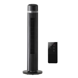 Вентилятор підлоговий BLACK+DECKER 45W, 102 см, пульт, 3 режими, таймер 15 год, чорний