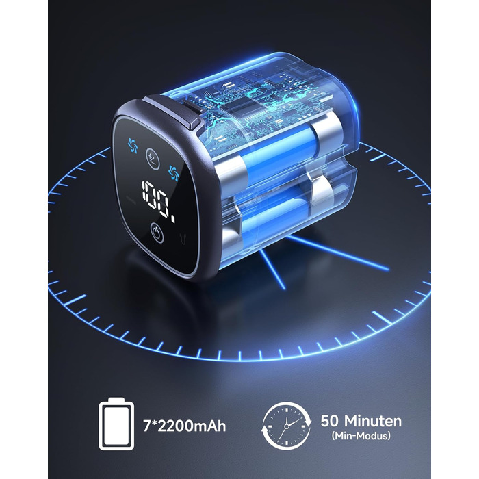 Бездротовий пилосос MIUZZY M241 30000Pa з акумулятором, 50 хв роботи, LED дисплей, для твердих поверхонь, килимів, шерсті тварин, зелений