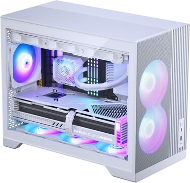 Корпус ПК Phanteks XT M3 Mini-Tower White – компактний Micro-ATX з темперованим склом, підтримкою радіатора 360 мм та відеокарти 430 мм, 3 RGB вентилятори