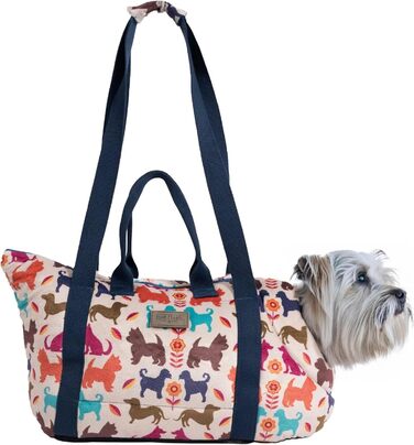 Сучасна переносна сумка для собак Portland від Marielle Dog – 44x26x32 см – для собак до 7 кг – зручна та стильна, миється, екологічна