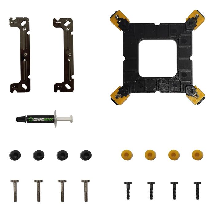 Кулер CPU GAMEMAX SIGMA 550 Infinity (білий) для Intel LGA1851/1700, AMD AM5/AM4, 220W TDP, 5 Heatpipes, 120mm ARGB PWM