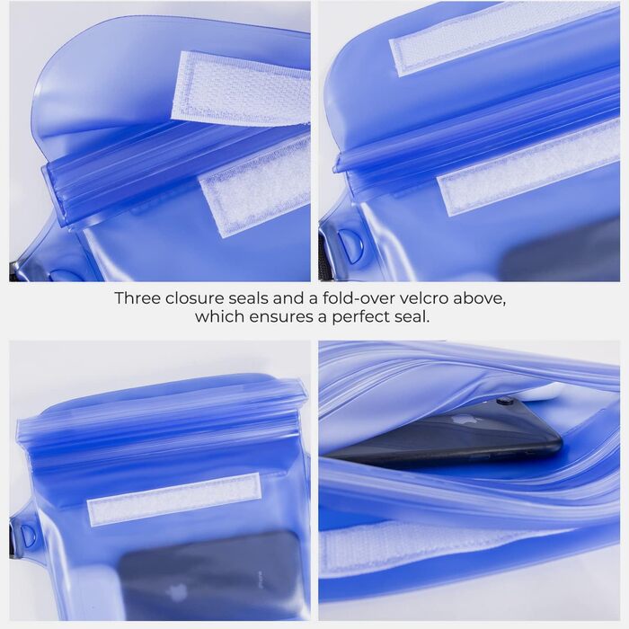 Накидка для шиї ECHTPower WPD-wasserdicht: водонепроникна, чорно-синя, унісекс