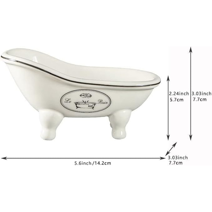 Керамічна миска для мила 