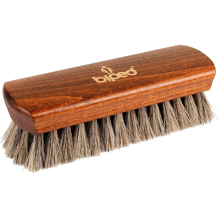 Biped 12-Piece Shoe Care Set for Smooth Leather – Wooden Shoe Brushes with Horsehair – Made in Germany – Classic Edition z2604