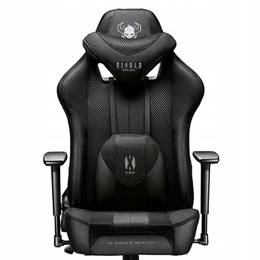 Ігрове крісло Diablo Chairs X-Player 2.0, тканина, чорне