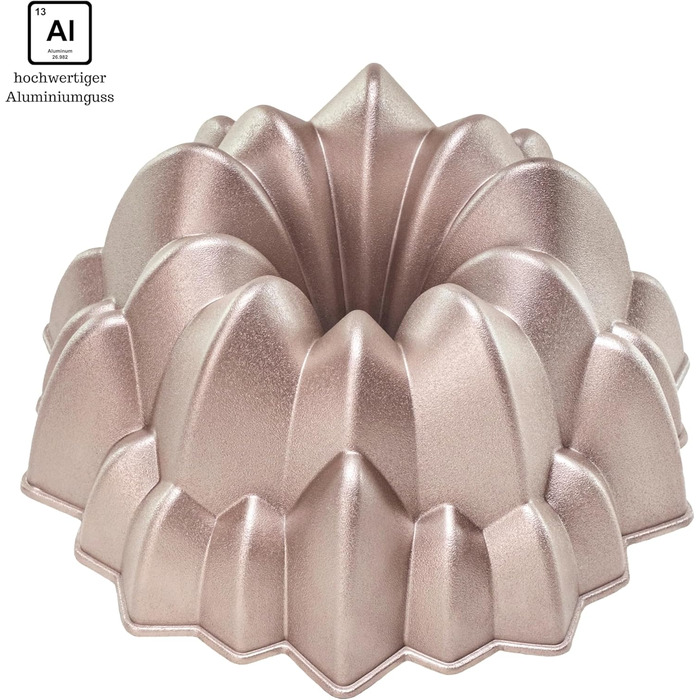 Форма для кексу Erreke Gugelhupfform, 24 см, 2 л, преміум-якість, з антипригарним покриттям