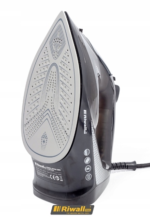 Парова праска з функцією самоочищення, керамічним покриттям та високою потужністю RIWALL