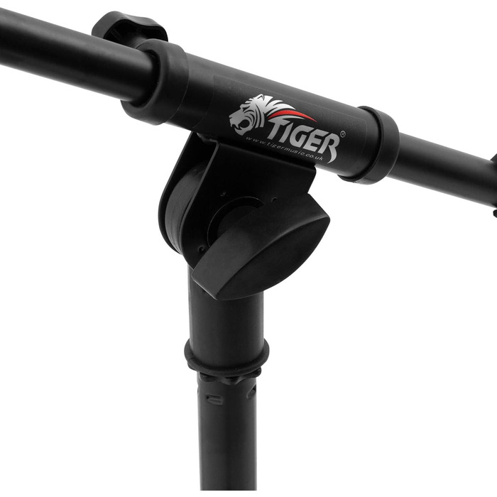 Стійка для мікрофона TIGER MCA49-BK для бас-бочки та гітарного комба - низька підставка, тринога