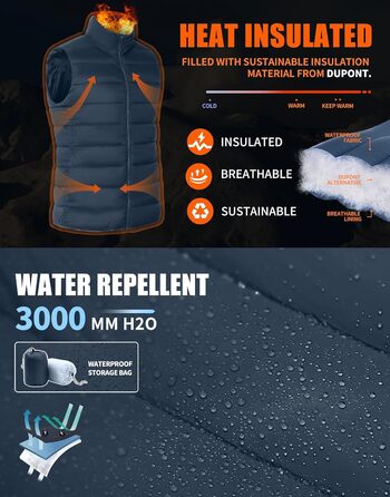 Жіноча степкова жилетка Pioneer Camp - тепла зимова жилетка без рукавів з блискавкою та кишенями, чорна, розмір S