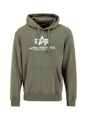Чоловічий базовий худі Alpha Industries з капюшоном, темно-зелений, розмір S