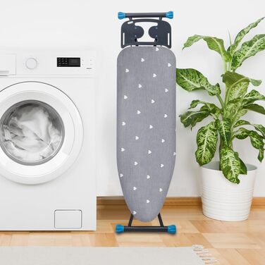 Чохол для гладильної дошки універсальний, 125x46 см, бавовна, з гумкою, підходить для парових станцій та прасок