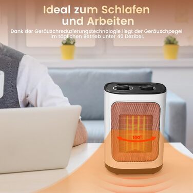 Масляний радіатор COWSAR: Енергозбереження, Швидкий нагрів, 3 режими, захист від перекидання та перегріву, 1200W для вітальні та спальні, білий