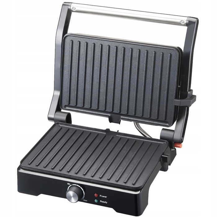 Електричний розкладний гриль LTC, чорний, 1500 Вт, з регулюванням температури