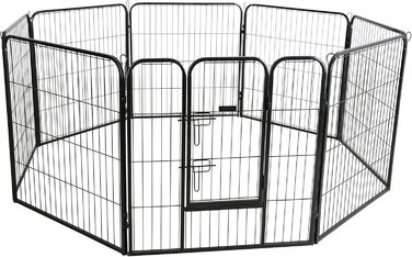 Кізочок Kerbl для собак та цуценят 77x80 см, 8 елементів, з дверцятами