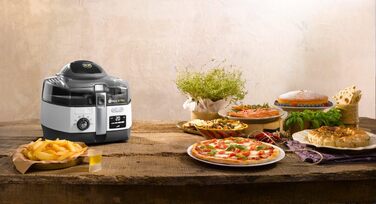 DeLonghi FH1394/2 MultiFry Air Fryer Extra Chef, 1400 W, white, 7 programs