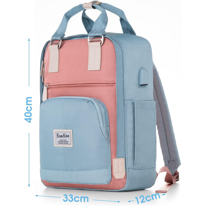 Шкільний рюкзак YAMTION для дівчаток-підлітків, 15.6