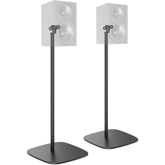 Підставка для колонок Xantron® 2X, регульована висота до 103 см, з антиковзким покриттям та прихованою прокладкою кабелю, з кріпленням, PREMIUM-USF-2