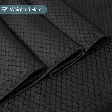 Шторка для душу Furlinic Textile Anti-Schimmel, водонепроникна, чорна, з 8 кільцями, 120x200 см. Тканина поліестер, для ванної кімнати