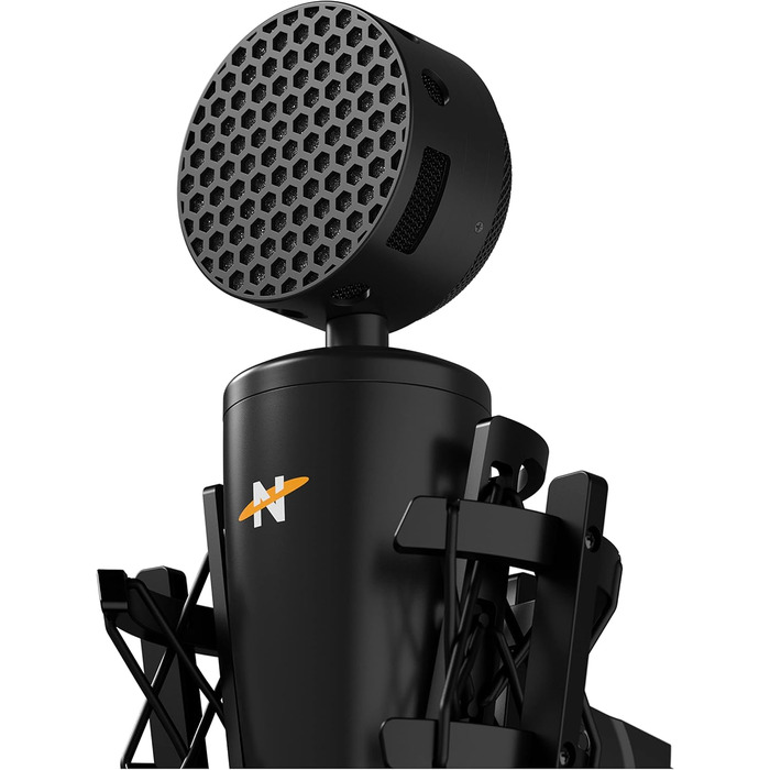 Мікрофон Neat King Bee II – конденсаторний студійний мікрофон з великою мембраною, поп-фільтром та XLR виходом для запису голосу, подкастів та стрімінгу, чорний, MIC-2010-02