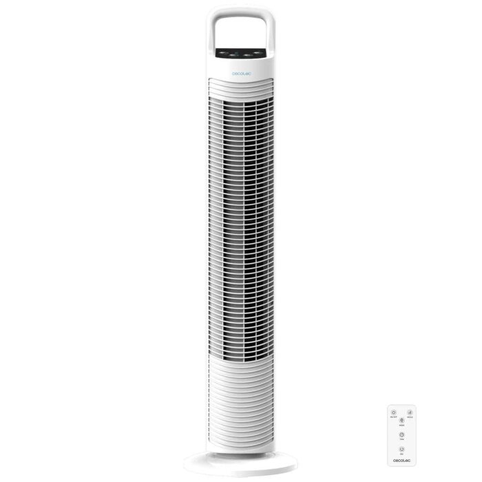 Вентилятор підлоговий Cecotec EnergySilence 690 Skyline 73 см, 50 Вт, DC мотор, 3 режими, таймер 8 год, осциляція 90°, білий