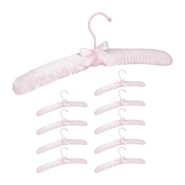 Relaxdays Clothes Hanger Set Satin