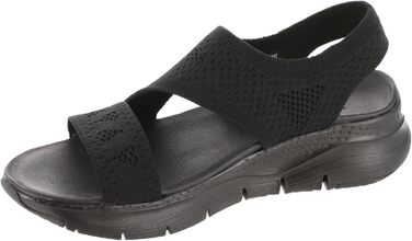 Кросівки жіночі Skechers Cali Arch Fit - Black Knit (39 EU) - з підтримкою склепіння стопи