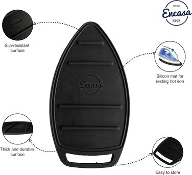 Чохол для прасувальної дошки Encasa XO Metallic Silver Jetstream, 125x39 см, сріблястий - з силіконовою підкладкою, 6 мм (2мм піна + 4мм фетр), 3 затискачі, гумка