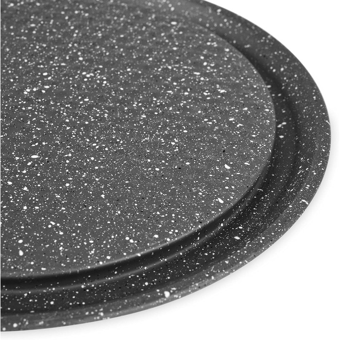 Форма для випічки Tognana Pure Roq, 22 см, знімні бортики, алюміній, чорна (7 дюймів)