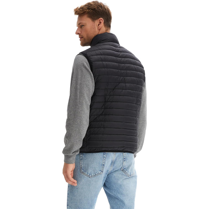 Чоловіча степкова жилетка Morgenstern для активного відпочинку, тепла зимова жилетка з штучним пухом, чорна, XL